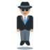 Man in Suit Levitating: Medium Skin Tone