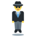 Man in Suit Levitating
