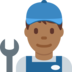 Man Mechanic: Medium-Dark Skin Tone