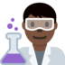 Man Scientist: Dark Skin Tone