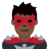 Man Supervillain: Dark Skin Tone