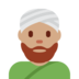 Man Wearing Turban: Medium Skin Tone
