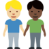 Men Holding Hands: Medium-Light Skin Tone, Dark Skin Tone