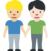 Men Holding Hands: Medium-Light Skin Tone, Light Skin Tone