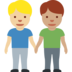 Men Holding Hands: Medium-Light Skin Tone, Medium Skin Tone