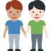 Men Holding Hands: Medium Skin Tone, Light Skin Tone