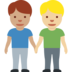 Men Holding Hands: Medium Skin Tone, Medium-Light Skin Tone
