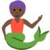Merperson: Dark Skin Tone