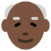 Old Man: Dark Skin Tone