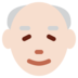 Old Man: Light Skin Tone