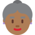 Old Woman: Medium-Dark Skin Tone