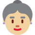 Old Woman: Medium-Light Skin Tone