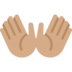 Open Hands: Medium Skin Tone