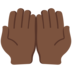 Palms Up Together: Dark Skin Tone