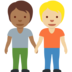 People Holding Hands: Medium-Dark Skin Tone, Medium-Light Skin Tone