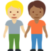 People Holding Hands: Medium-Light Skin Tone, Medium-Dark Skin Tone