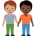 People Holding Hands: Medium Skin Tone, Dark Skin Tone