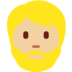 Person: Medium-Light Skin Tone, Beard