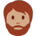Person: Medium Skin Tone, Beard