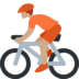 Person Biking: Medium Skin Tone