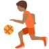 Person Bouncing Ball: Medium-Dark Skin Tone