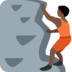 Person Climbing: Dark Skin Tone