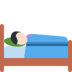 Person in Bed: Light Skin Tone