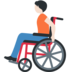 Person in Manual Wheelchair: Light Skin Tone