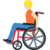 Person in Manual Wheelchair: Medium-Light Skin Tone