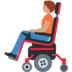 Person in Motorized Wheelchair: Medium Skin Tone