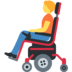Person in Motorized Wheelchair