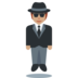 Person in Suit Levitating: Medium Skin Tone
