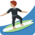 Person Surfing: Medium Skin Tone