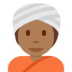 Person Wearing Turban: Medium-Dark Skin Tone