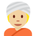 Person Wearing Turban: Medium-Light Skin Tone