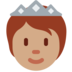 Person with Crown: Medium Skin Tone