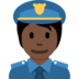 Police Officer: Dark Skin Tone