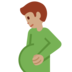 Pregnant Man: Medium Skin Tone