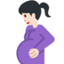 Pregnant Woman: Light Skin Tone