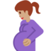 Pregnant Woman: Medium Skin Tone