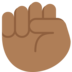 Raised Fist: Medium-Dark Skin Tone