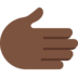Rightwards Hand: Dark Skin Tone