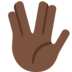 Vulcan Salute: Dark Skin Tone