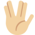 Vulcan Salute: Medium-Light Skin Tone