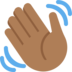 Waving Hand: Medium-Dark Skin Tone