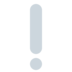 White Exclamation Mark