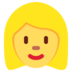 Woman: Blond Hair