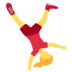 Woman Cartwheeling