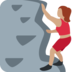 Woman Climbing: Medium Skin Tone