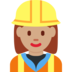 Woman Construction Worker: Medium Skin Tone
